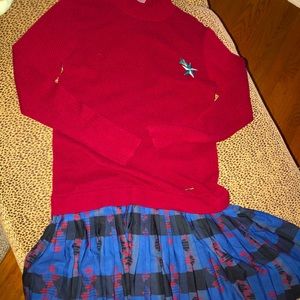 Ted Baker London Woven Knit Dress